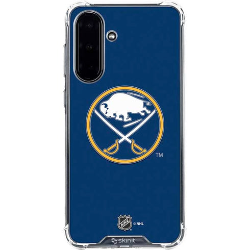 NHL Buffalo Sabres Solid Background Galaxy A36 5G Clear Case