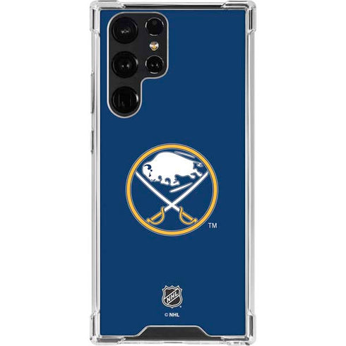 NHL Buffalo Sabres Solid Background Galaxy S23 Ultra Clear Case