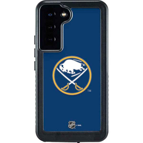 NHL Buffalo Sabres Solid Background Galaxy S24 Plus Waterproof Case