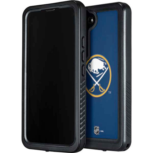 NHL Buffalo Sabres Solid Background Galaxy S24 Plus Waterproof Case