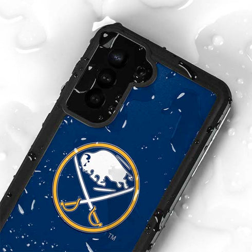 NHL Buffalo Sabres Solid Background Galaxy S24 Plus Waterproof Case