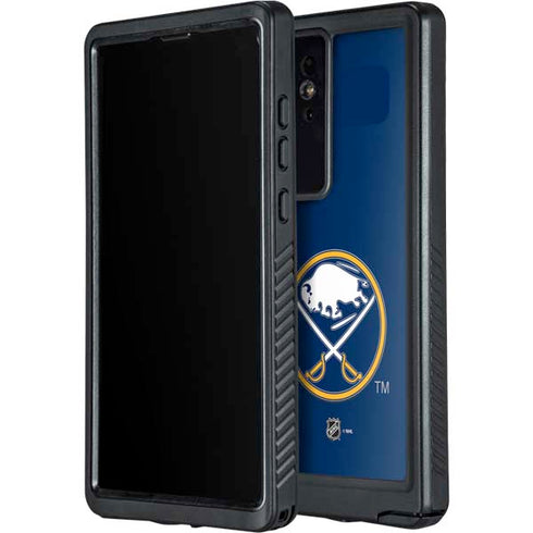 NHL Buffalo Sabres Solid Background Galaxy S24 Ultra Waterproof Case