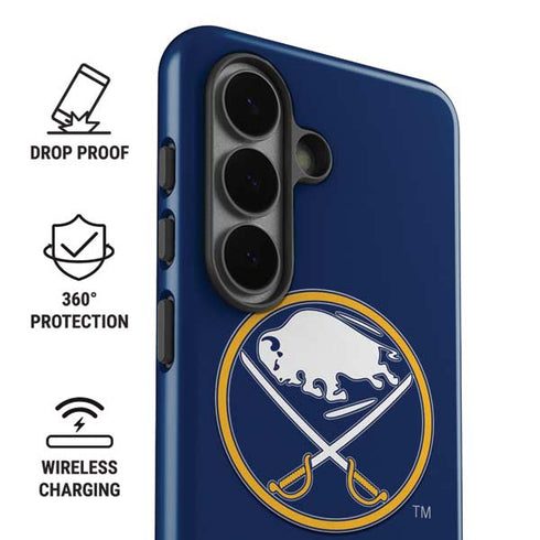 NHL Buffalo Sabres Solid Background Galaxy S26 Impact Case