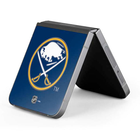 NHL Buffalo Sabres Solid Background Galaxy Z Flip6 Skin