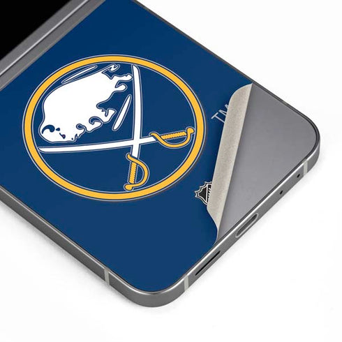 NHL Buffalo Sabres Solid Background Galaxy Z Flip6 Skin