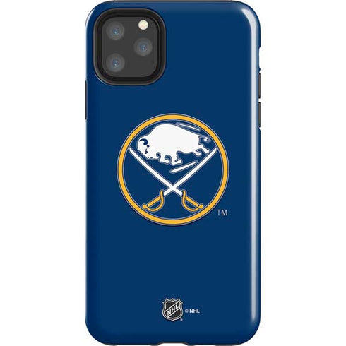 NHL Buffalo Sabres Solid Background iPhone Cases