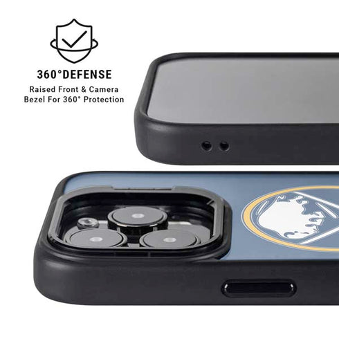 NHL Buffalo Sabres Solid Background iPhone 13 Pro Kickstand Case