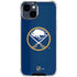 NHL Buffalo Sabres Solid Background iPhone 15 Clear Case