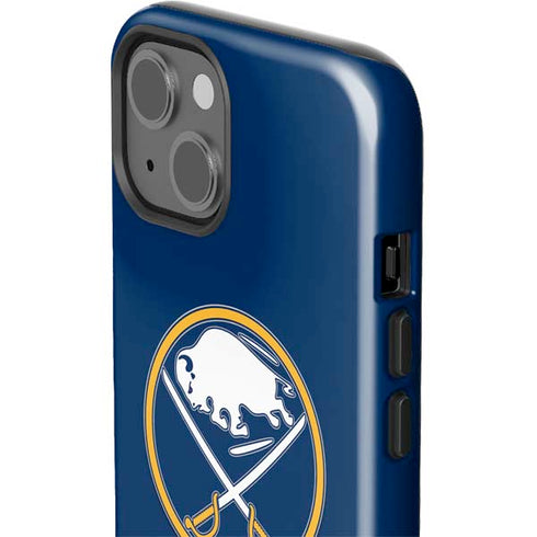 NHL Buffalo Sabres Solid Background iPhone 15 Impact Case