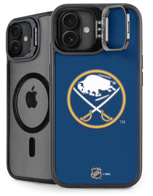 NHL Buffalo Sabres Solid Background iPhone 16 Plus Kickstand Case