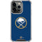NHL Buffalo Sabres Solid Background iPhone 16 Pro Clear Case