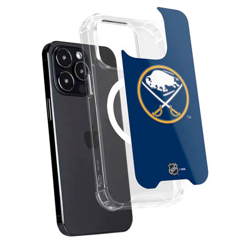 NHL Buffalo Sabres Solid Background iPhone 16 Pro Max MagSafe Case
