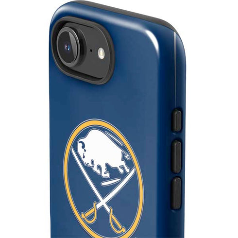 NHL Buffalo Sabres Solid Background iPhone 16e Impact Case