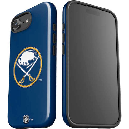 NHL Buffalo Sabres Solid Background iPhone 16e Impact Case