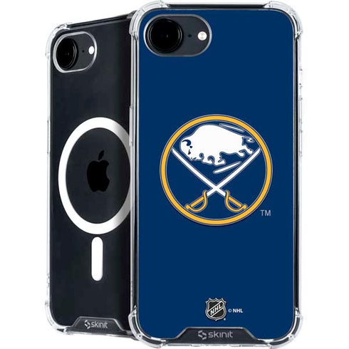 NHL Buffalo Sabres Solid Background iPhone 16e MagSafe Case