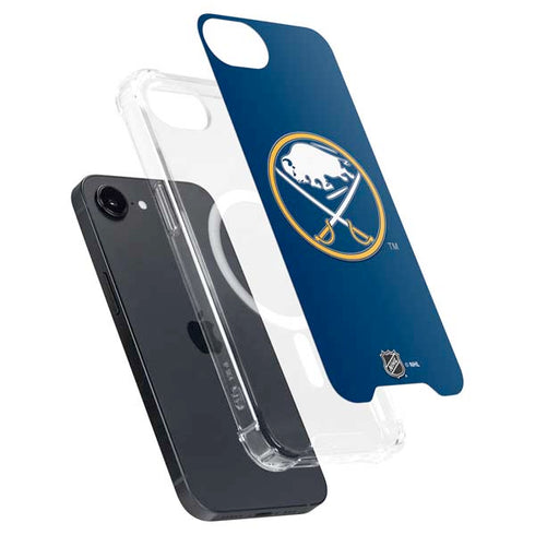 NHL Buffalo Sabres Solid Background iPhone 16e MagSafe Case