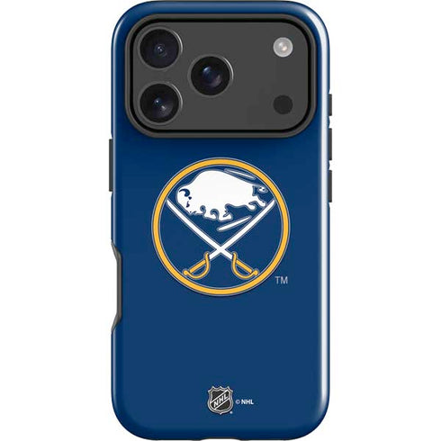 NHL Buffalo Sabres Solid Background iPhone 18 Pro Impact Case