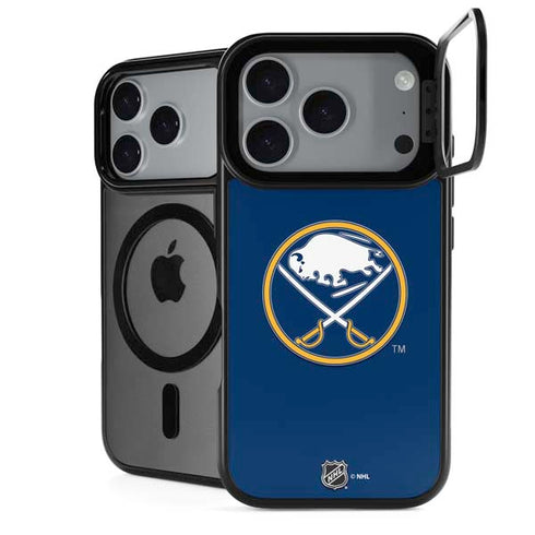NHL Buffalo Sabres Solid Background iPhone 18 Pro Kickstand Case