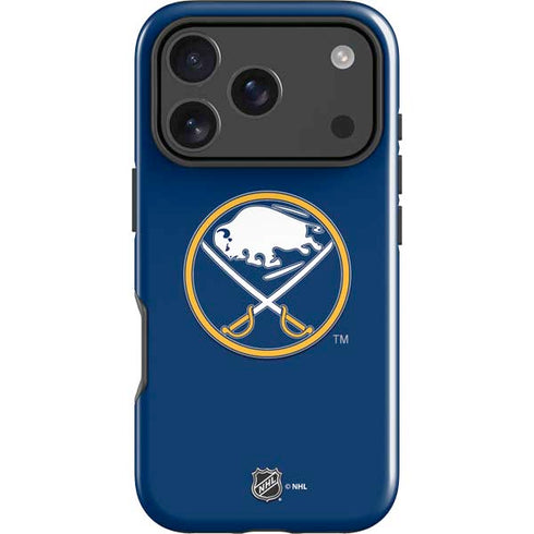 NHL Buffalo Sabres Solid Background iPhone 18 Pro Max Impact Case