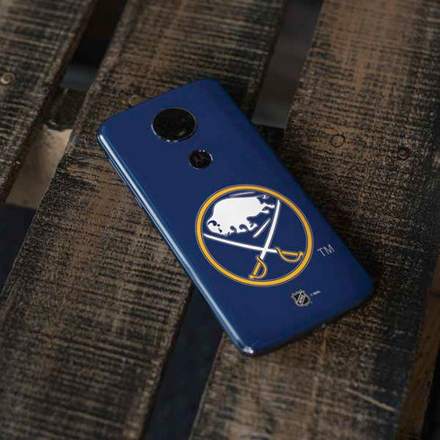 NHL Buffalo Sabres Solid Background Moto E5 Plus Skin