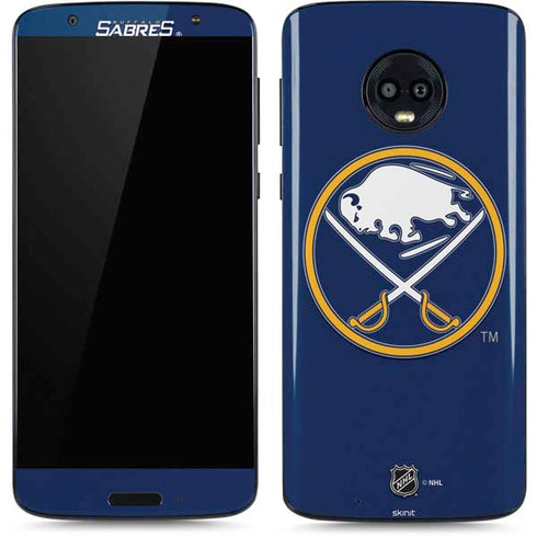 NHL Buffalo Sabres Solid Background Moto G6 Skin