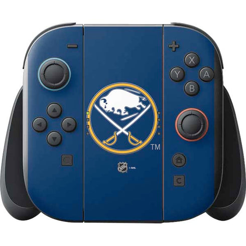 NHL Buffalo Sabres Solid Background Nintendo Switch 2 (2025) with Joy-Con Skin