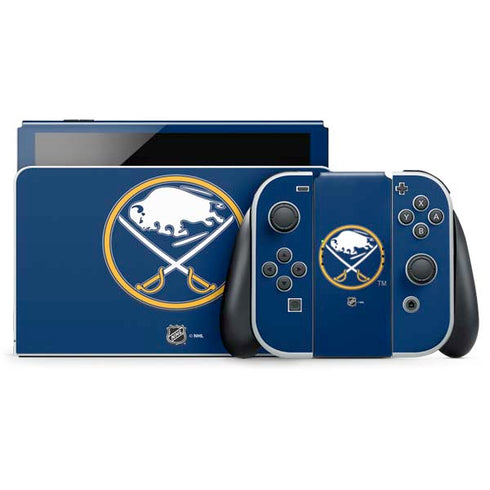 NHL Buffalo Sabres Solid Background Nintendo Skins
