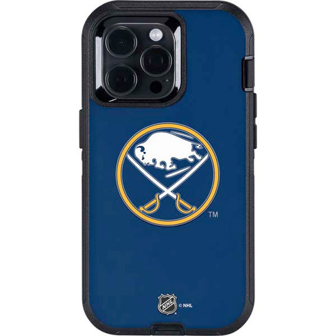 NHL Buffalo Sabres Solid Background Otterbox Defender iPhone Skin