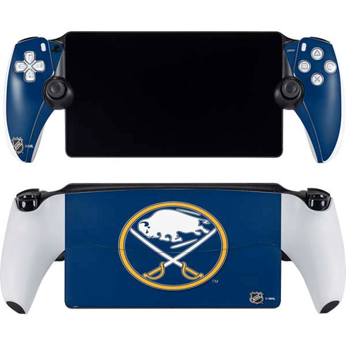 NHL Buffalo Sabres Solid Background PlayStation Portal Remote Player Skin
