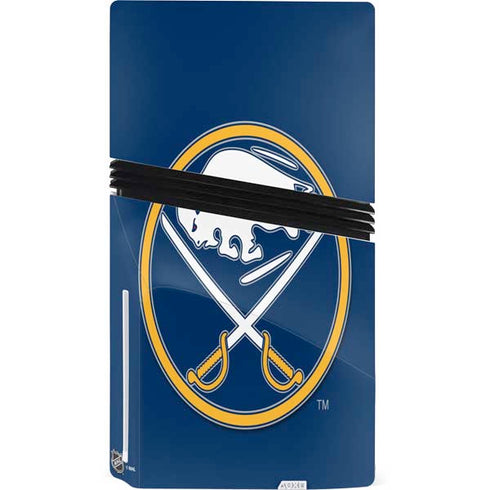 NHL Buffalo Sabres Solid Background PS5 Pro Disk Console Skin