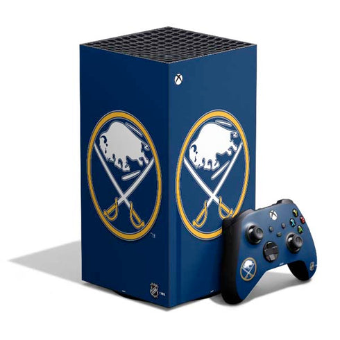 NHL Buffalo Sabres Solid Background XBox Series X Digital Edition Bundle Skin