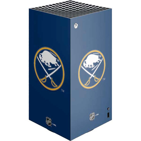 NHL Buffalo Sabres Solid Background XBox Series X Digital Edition Console Skin
