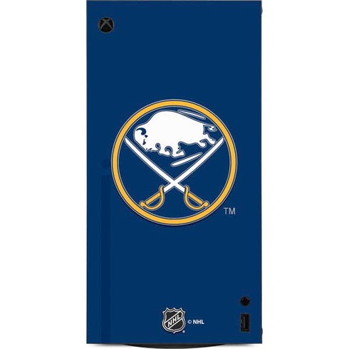NHL Buffalo Sabres Solid Background XBox Series X Digital Edition Console Skin