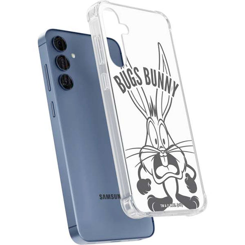 Looney Tunes Bugs Bunny Big Head Galaxy A55 5G Clear Case