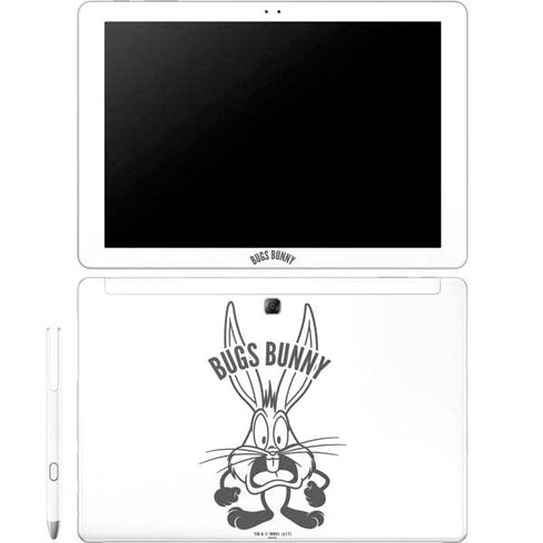Looney Tunes Bugs Bunny Big Head Galaxy Book 12in Skin
