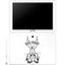 Looney Tunes Bugs Bunny Big Head Galaxy Book 12in Skin