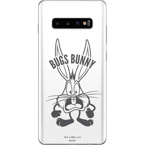 Looney Tunes Bugs Bunny Big Head Galaxy S10 Plus Skin