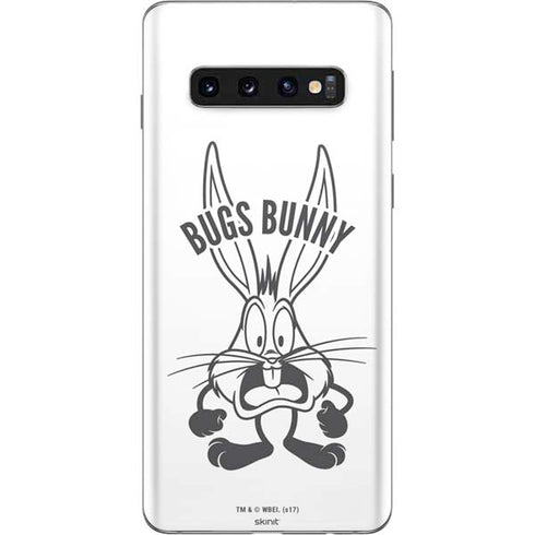 Looney Tunes Bugs Bunny Big Head Galaxy S10 Skin
