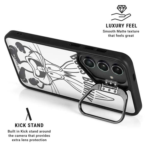 Looney Tunes Bugs Bunny Big Head Galaxy S25 Ultra Kickstand Case