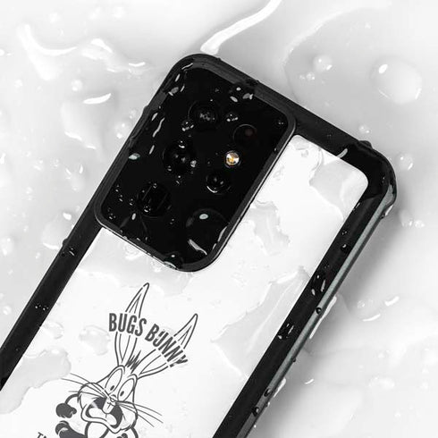 Looney Tunes Bugs Bunny Big Head Galaxy S24 Ultra Waterproof Case