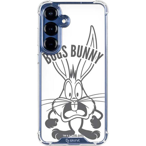 Looney Tunes Bugs Bunny Big Head Galaxy S25 Plus Clear Case