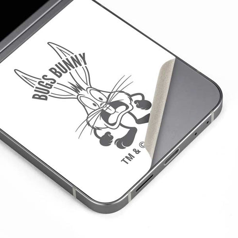 Looney Tunes Bugs Bunny Big Head Galaxy Z Flip6 Skin