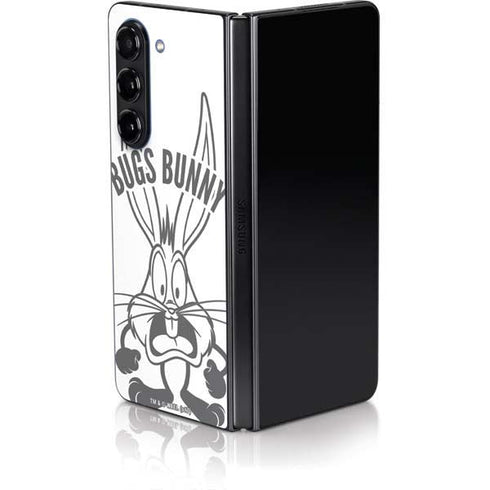 Looney Tunes Bugs Bunny Big Head Galaxy Z Fold5 5G Skin