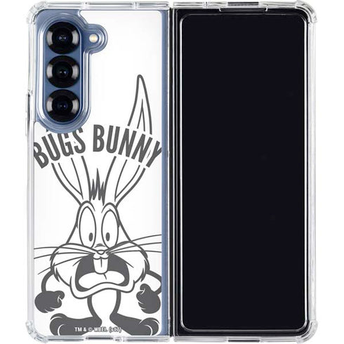 Looney Tunes Bugs Bunny Big Head Galaxy Z Fold6 Clear Case