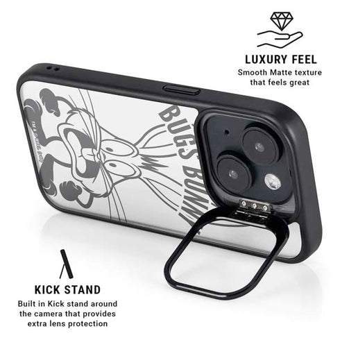 Looney Tunes Bugs Bunny Big Head iPhone 14 Kickstand Case