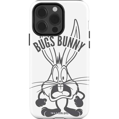 Looney Tunes Bugs Bunny Big Head iPhone 15 Pro Impact Case