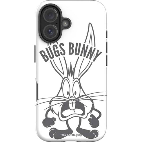 Looney Tunes Bugs Bunny Big Head iPhone 16 Impact Case
