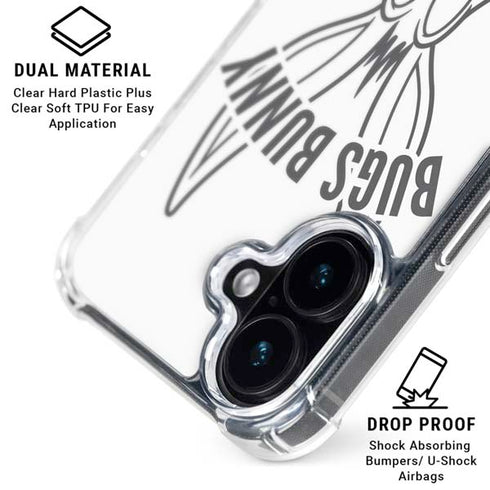 Looney Tunes Bugs Bunny Big Head iPhone 16 MagSafe Case