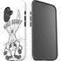 Looney Tunes Bugs Bunny Big Head iPhone 16 Plus Impact Case