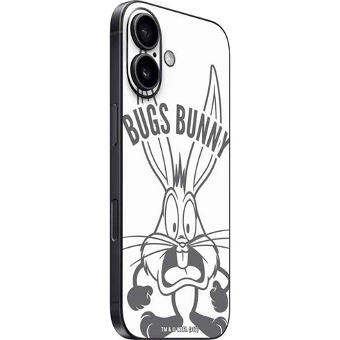 Looney Tunes Bugs Bunny Big Head iPhone 16 Plus Skin